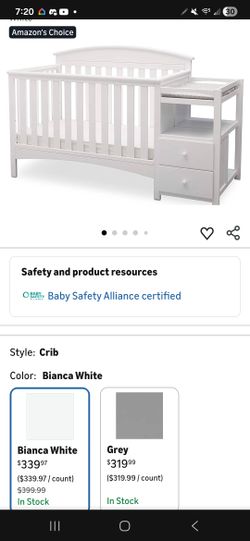 Delta Abby Convertible Crib & Changer