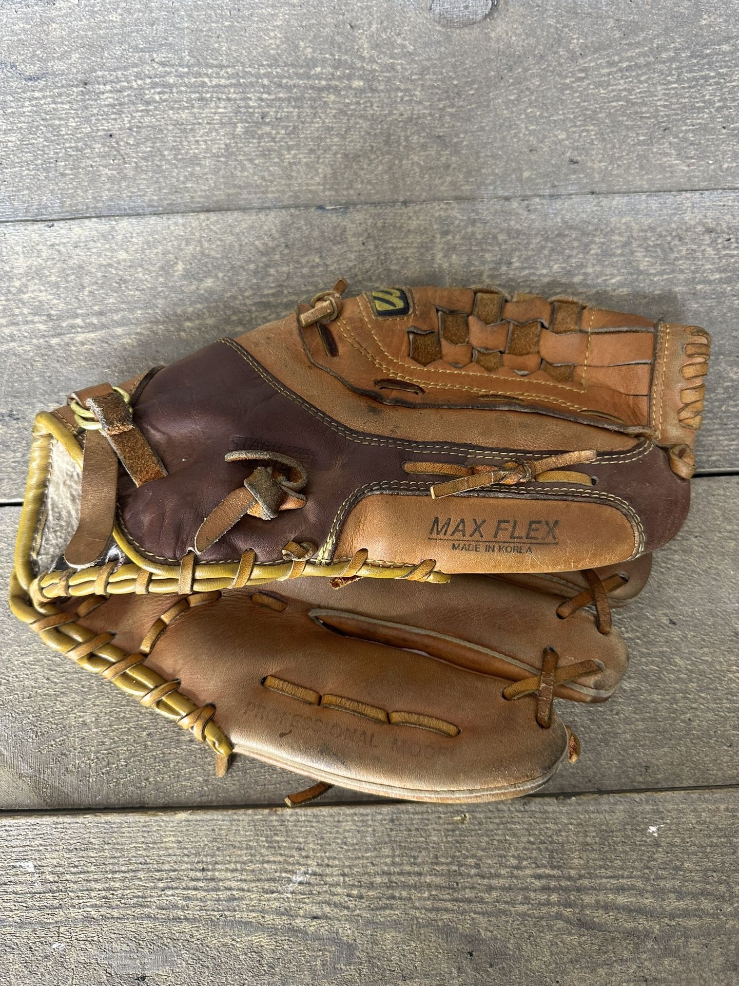 Mizuno Baseball Glove Professional Model MT 3600 Super Flex Palm RHT 12"