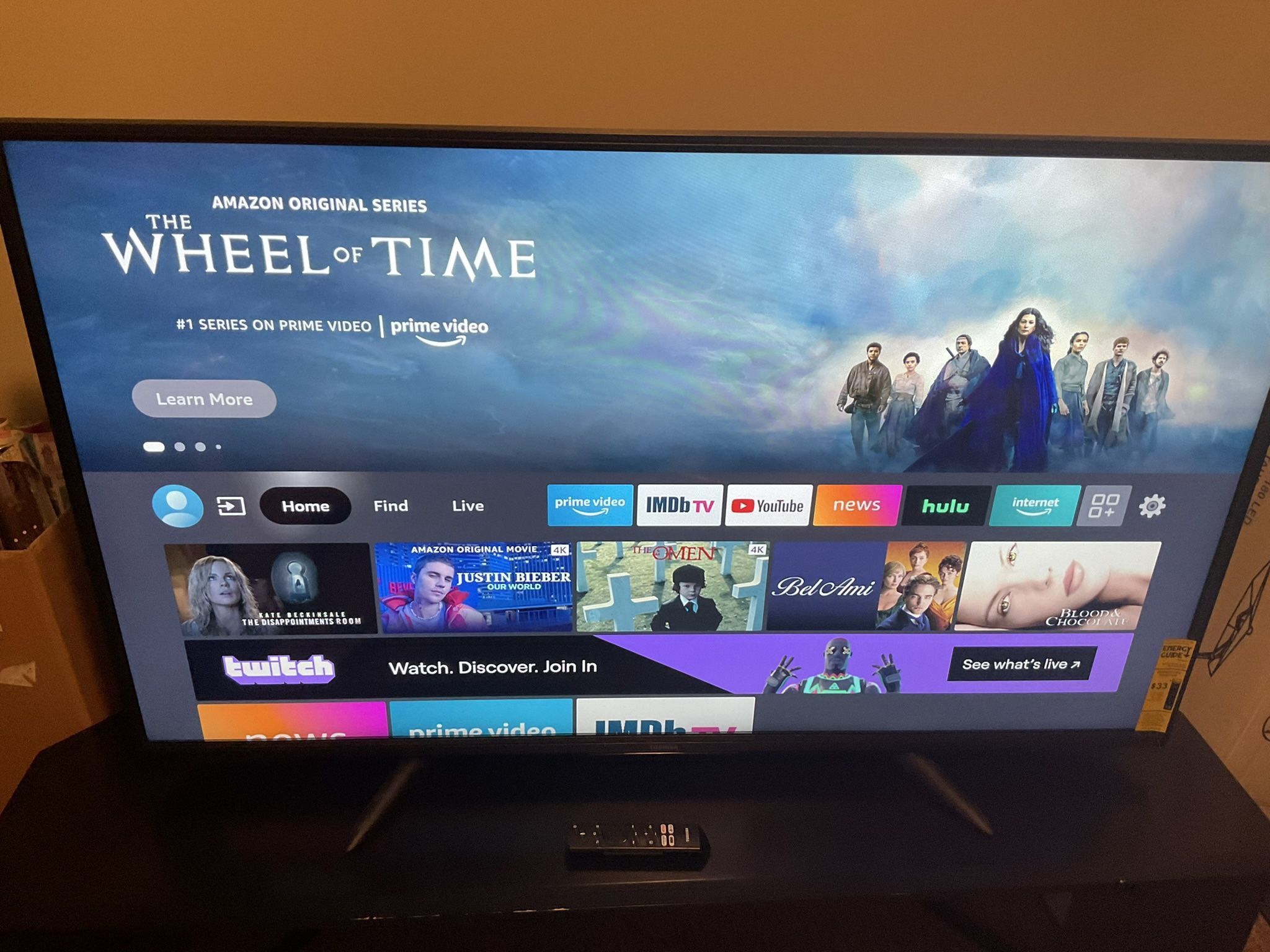 50” Toshiba 4K Fire Edition Smart TV