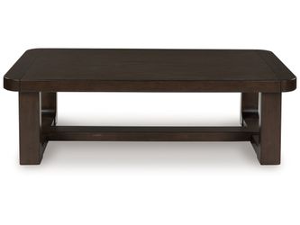 Breckington Dark Brown Rectangular Cocktail Table