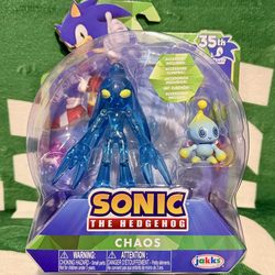 Sonic The Hedgehog Jakks Pacific Chaos 4" Action Figure w/Master Emerald Toy New