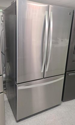 Kenmore 3-Door Stainless Steel Fridge
