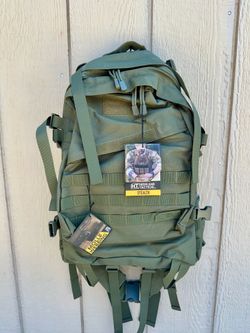 New W Tags Highland Tactical Major Backpack Molle Camping Outdoors HL-BP-2-DG