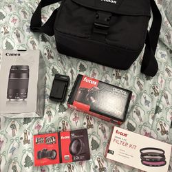Accessories for Canon EOS Rebel T7 DSLR Camera / accesorios para cámaras - SELLING AS A SET