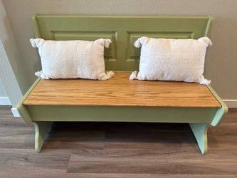 Refinished Hard Wood Bench