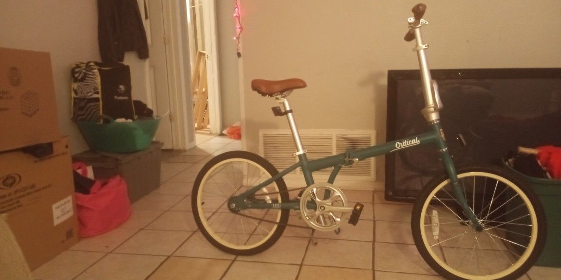 Critical folding sales bike