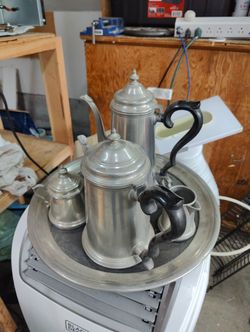 Pewter tea/coffee set