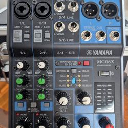 Yamaha Mg06x Mixer 