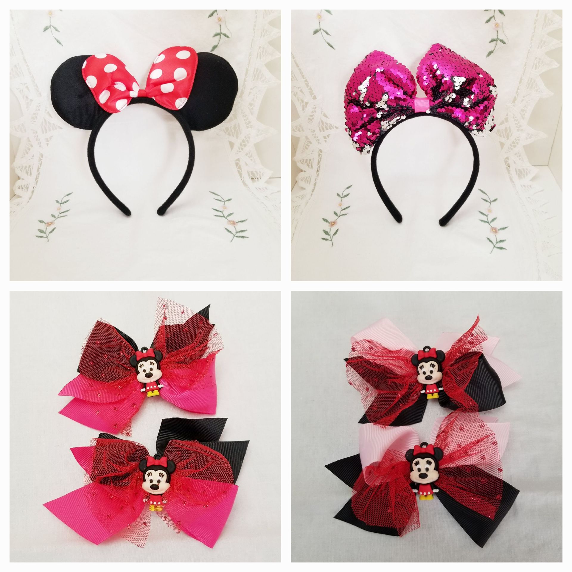 Minnie Mouse Ears  Bundle. New