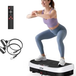 Vibration Plate Exercise Machine - 330lbs Weight Capacity, 120 Speed Levels