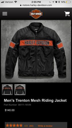 Harley davidson men's deals trenton mesh riding jacket