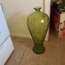 Large Green Vase