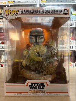 Funko Pop! Vinyl: The Mandalorian & The Child on Bantha #380