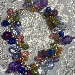 Very Elegant Multicolor with silver Bracelet