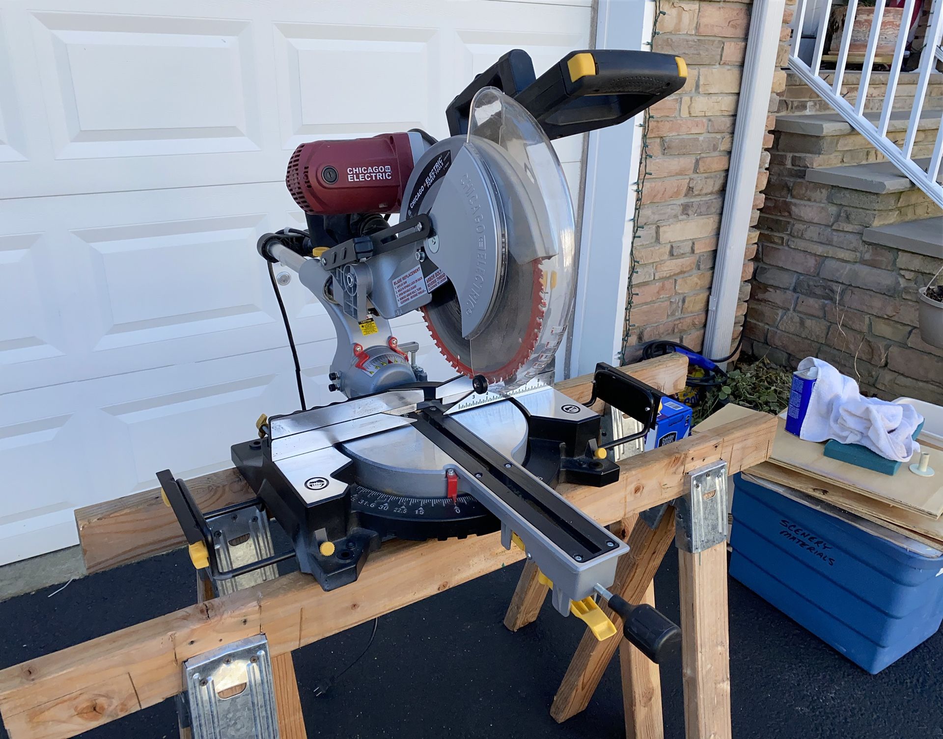 Harbor Freight 12" DoubleBevel Sliding Compound Miter Saw In Depth