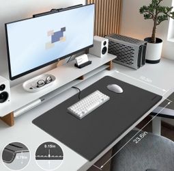 Desk Mat with Lip & Reinforced Stitched Edge
