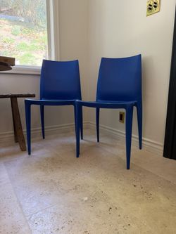 DWR Bellini Chairs - Blue (discontinued) - 6