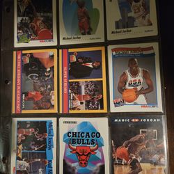 17 Card set of Skybox Michael Jordan ( numerous) double cards