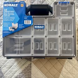 KOBALT Wall Mounted Deep Cup Case with Lids Pro Organizer