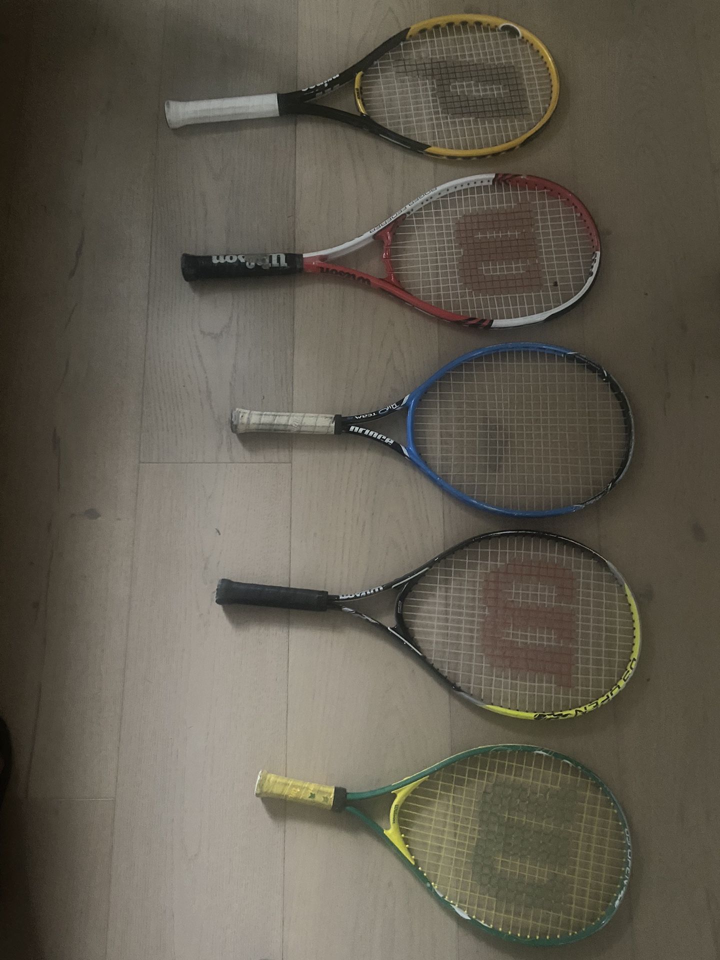 Kids/Youth Tennis Rackets - Wilson And prince