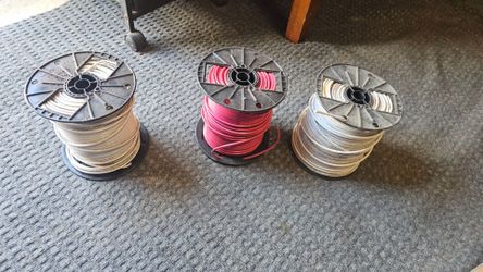 Wires #10  -  Three full spools.