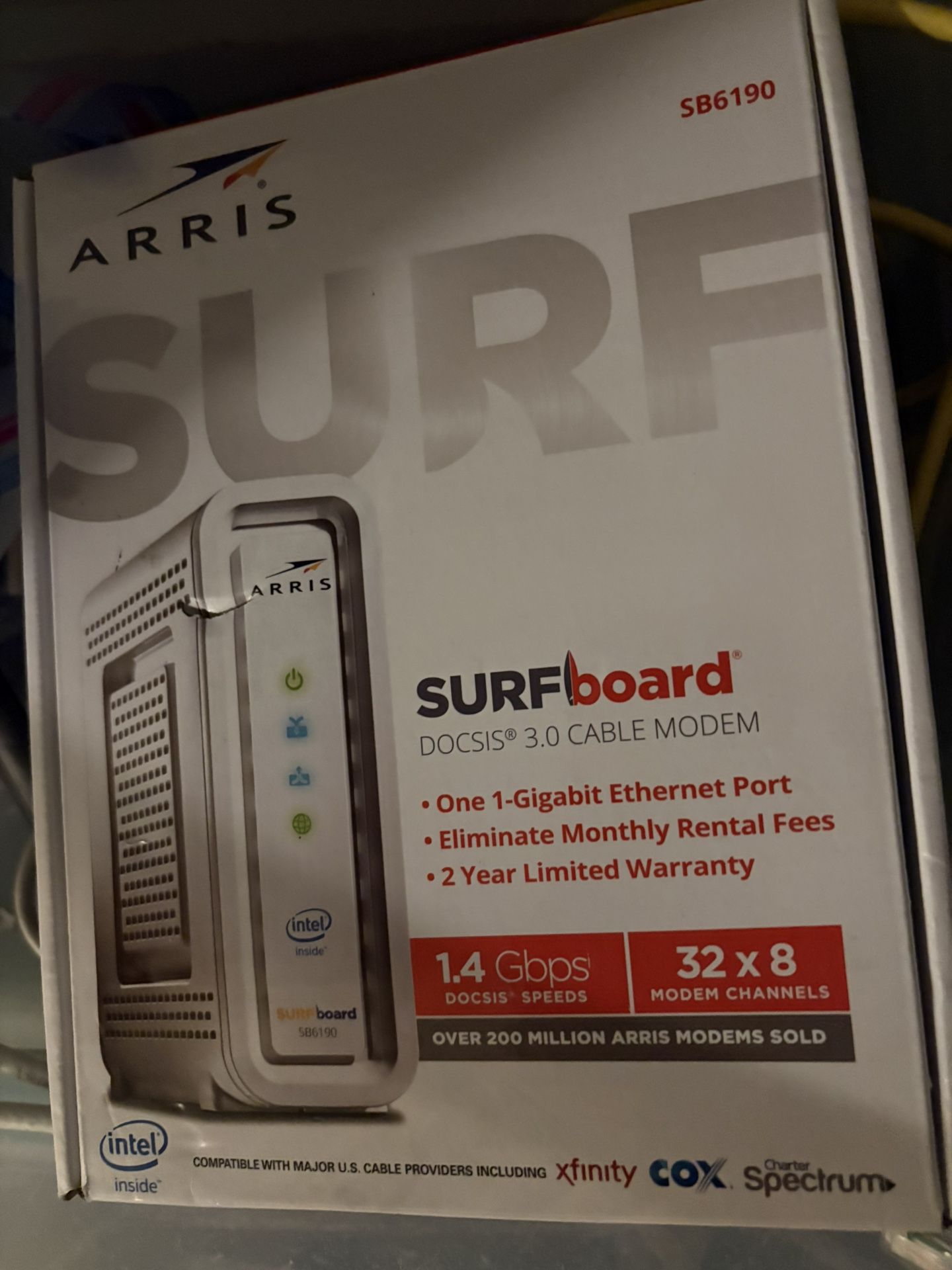 ARRIS SURFboard DOCSIS 3.0 Cable Modem - SB6190