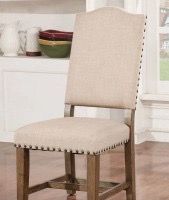 Set of 2 UPHOLSTERED SIDE CHAIR NEW