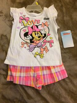 Disney Girl's Toddler 2pcs. Short Set