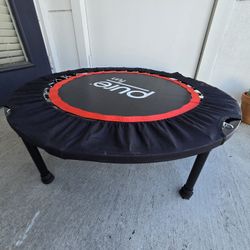 Mini Trampoline – Black & Red, Used