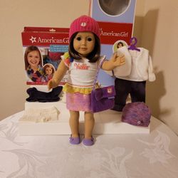 American Girl Doll #57 Bundle With Knitting Set