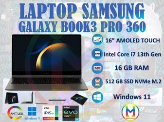 Samsung Galaxy Book3 360 Oled 16" Touch i7 1360p