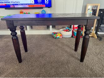 Pottery Barn Solid Oak Sofa Table