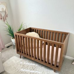 Walnut Crib