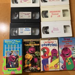 Barney VHS Collection lot of 10 vintage Barney vhs pick up Coral Springs 33071
