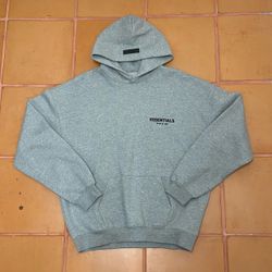 Fear Of God Essentials Dark Oatmeal Fleece Pullover Hoodie Size Large new with tags