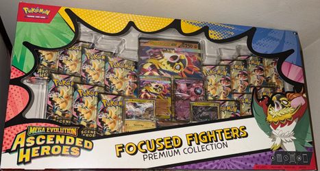 Pokémon Mega Evolution Ascended Heroes Focused Fighters Premium Collection
