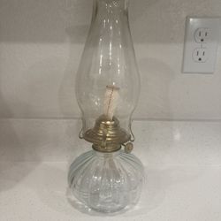 Vintage Golden Globe Kerosene Lamp 