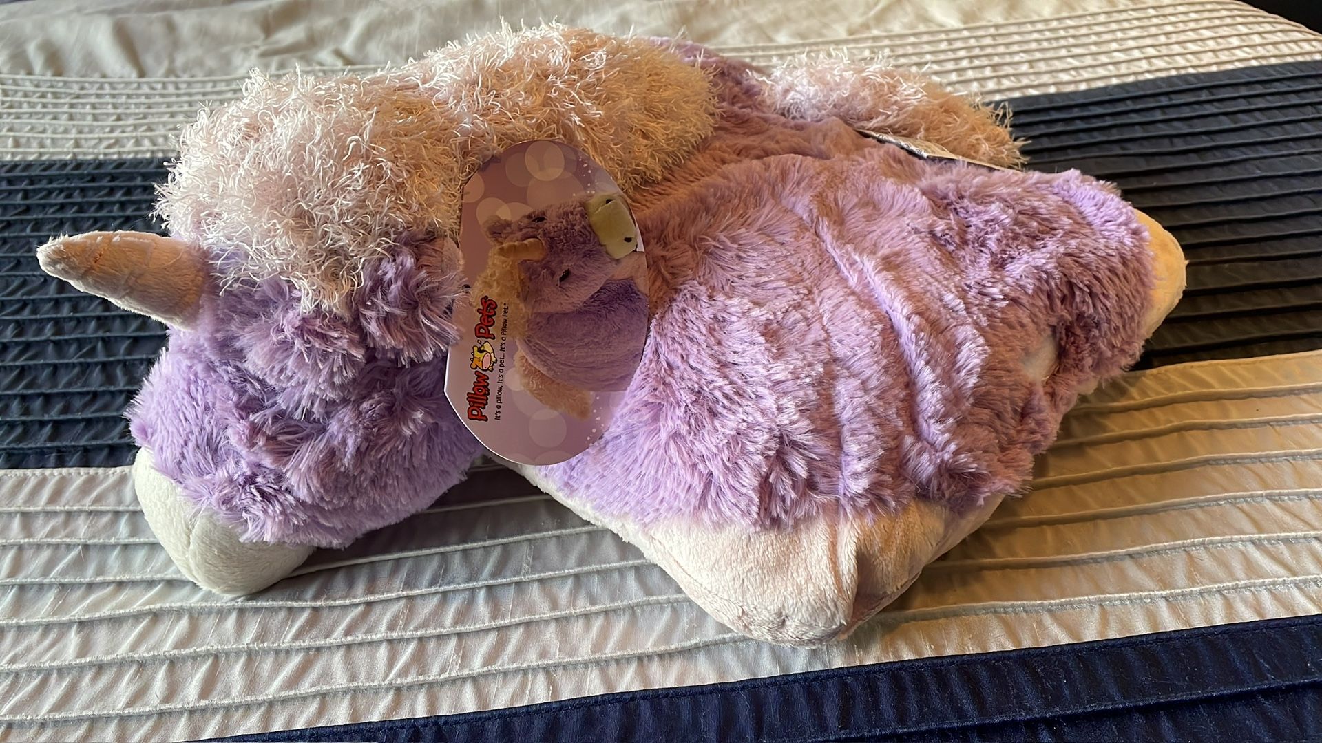 New unicorn Pillow Pet. Great for Easter! Check my other listings for more great items.