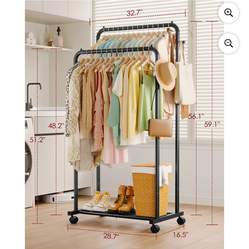 New in box garment rack