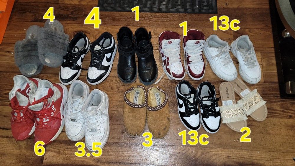 Kids Shoe Lot Sz 13c- 4