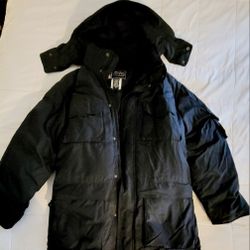 Mens Eddie Bauer Black Large Legend Polar Parka