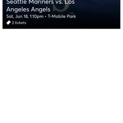 2 Tickets Angels Vs Mariners