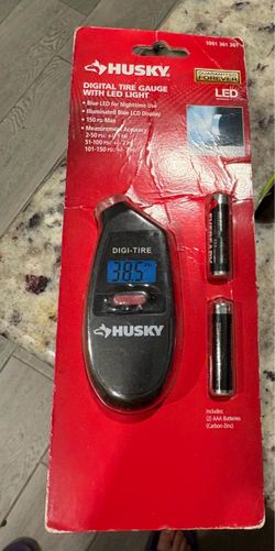 Husky tire air gauge