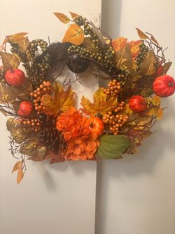 Lovely fall colors wreath