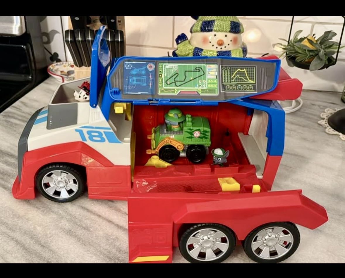 PAW PATROL Sounds Ready Race Rescue Mobile Pit