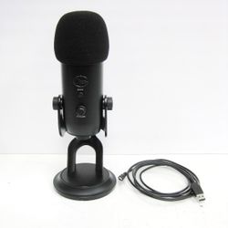 Blue Yeti USB Condenser Microphone Mic Black