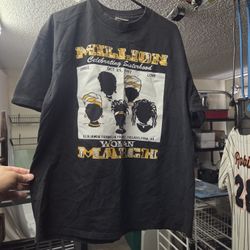 RARE Vintage 1997 T Shirt  Million Woman March 