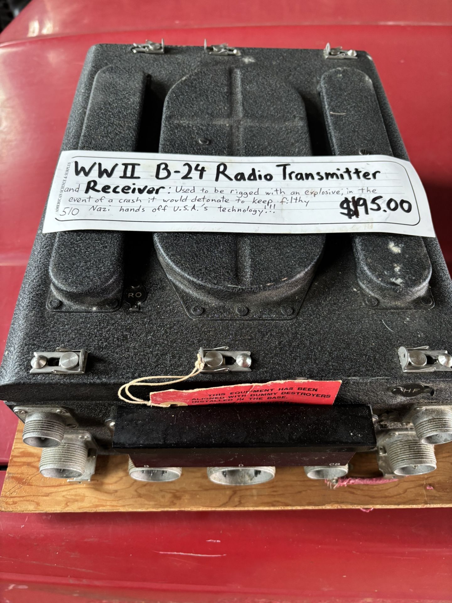 BC-456A WWII GE Radio Transmitter