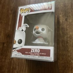  Funko pop The Nightmare Before Christmas Zero #71 With plastic protective case