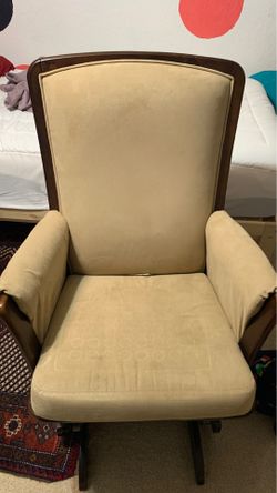 Rocking chair with step stool